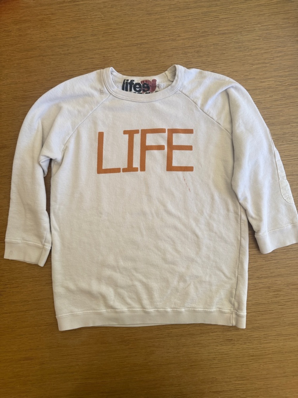 Freecity “Life Nature Love” Unisex S Crewneck Sweatshirt